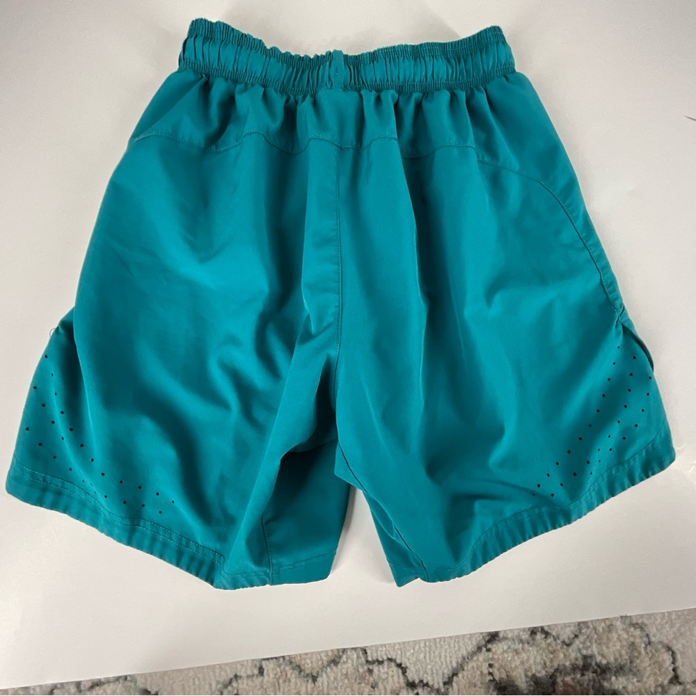 ZYIA Men’s Active Arrival Teal Athletic Shorts Size Small - Picture 6 of 13